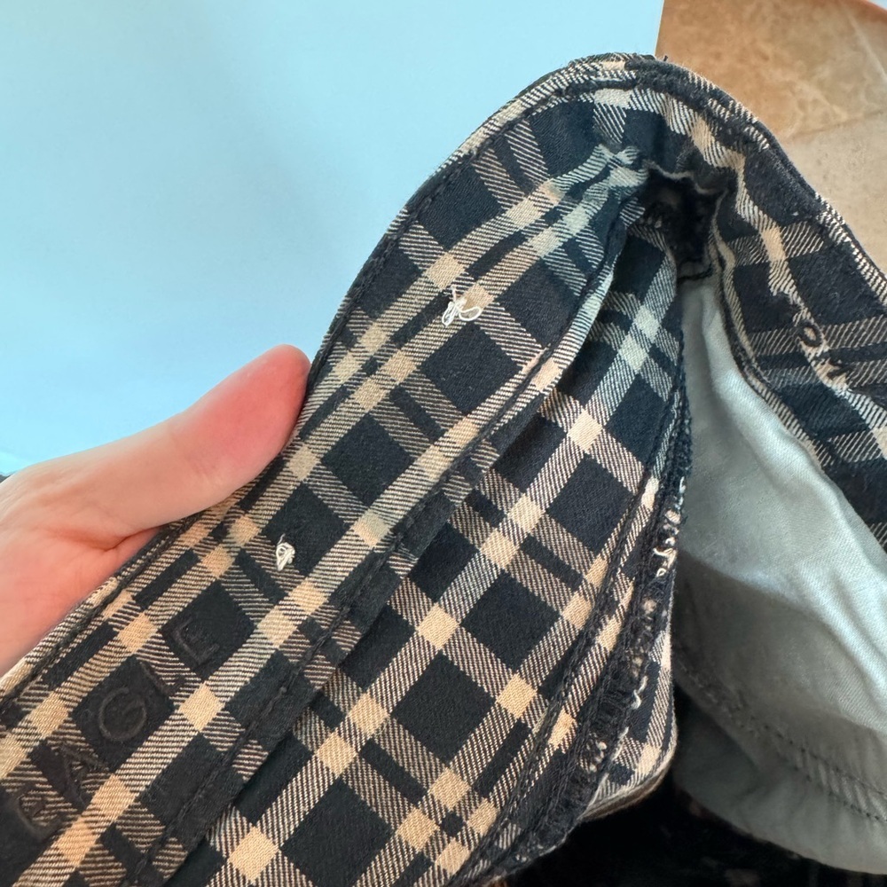 American Eagle Outfitters Plaid Mom Pants - Picture 5 of 6